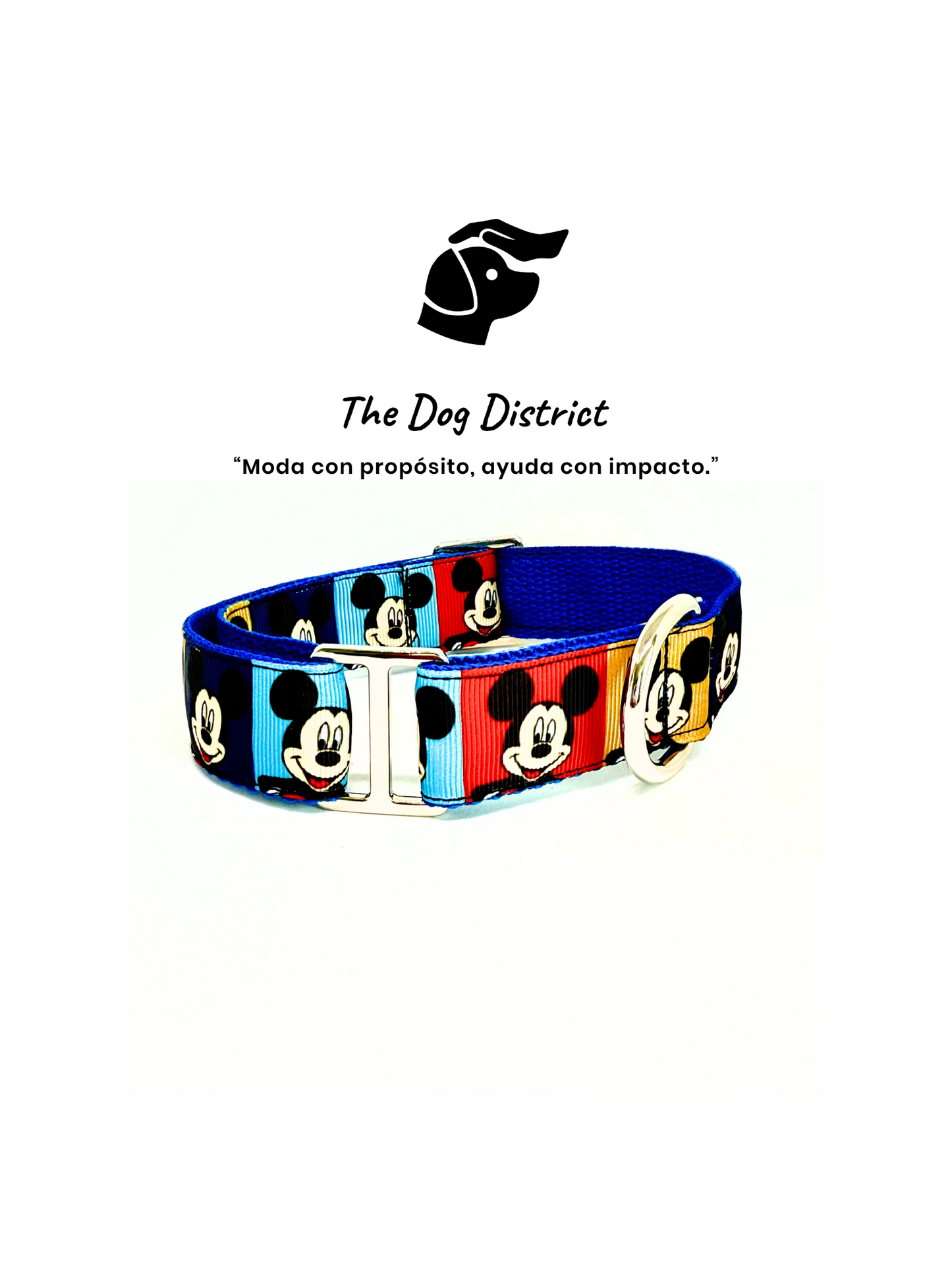 Mickey Mouse dog collar